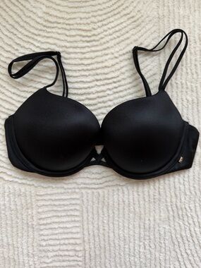 Victoria's Secret Very Sexy Padded Demi Bra Black Leopard